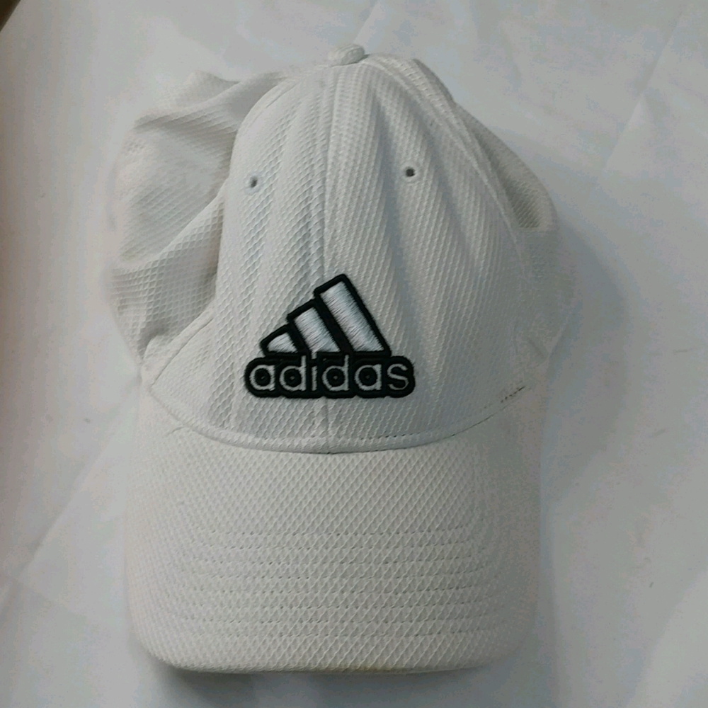 Adidas meshing baseball cap white